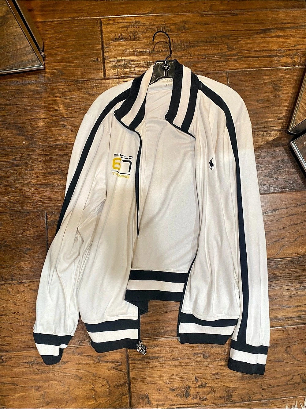 Polo Ralph Lauren Polo 67 Training Track Jacket Men's White & Black